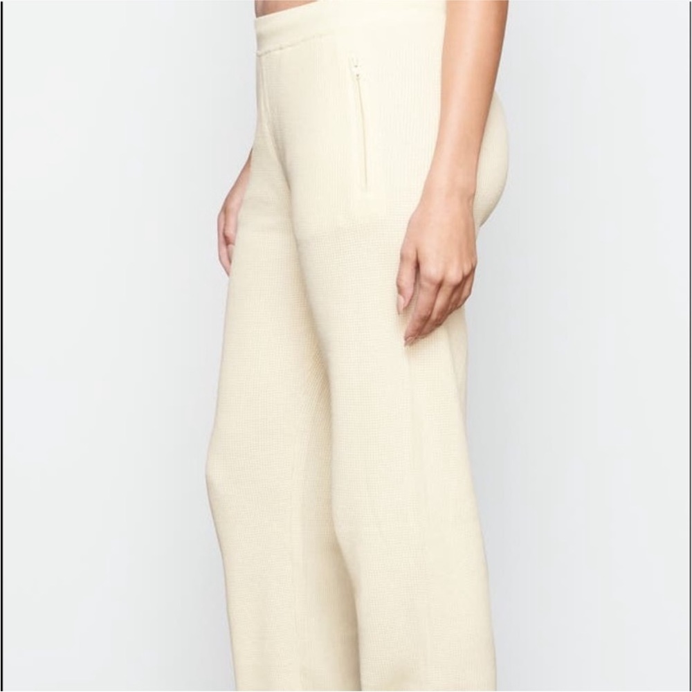 SKIMS waffle loose pant CREAM
